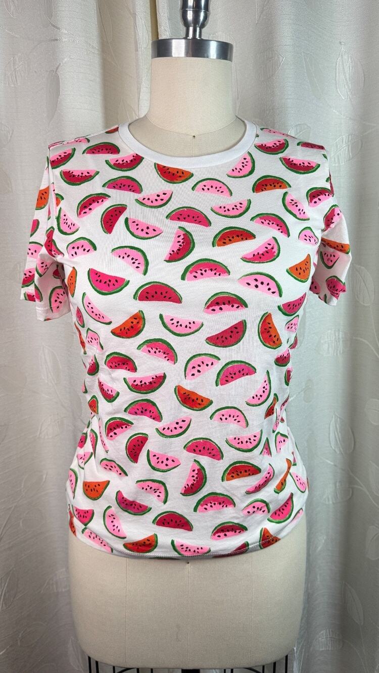 Kate Spade New York Watermelon Printed Tee, Size S